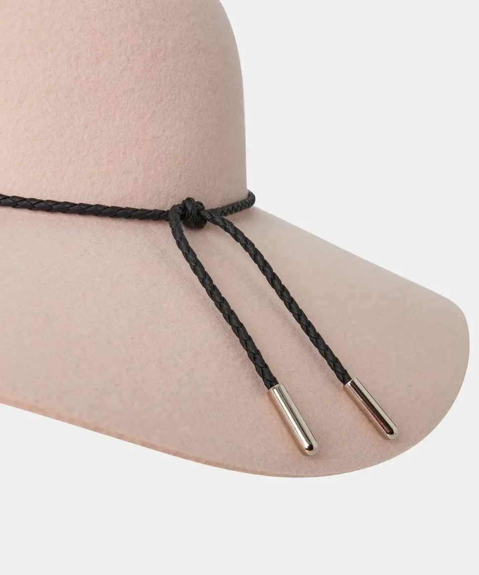 Boho Wool Plait Floppy Hat