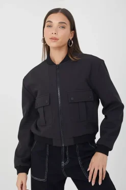 Bonded Bomber Style Jacket