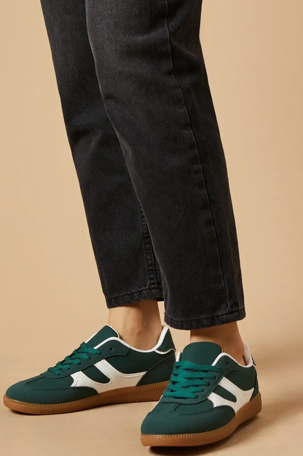 Bonnie Two Tone Lace Up Trainer