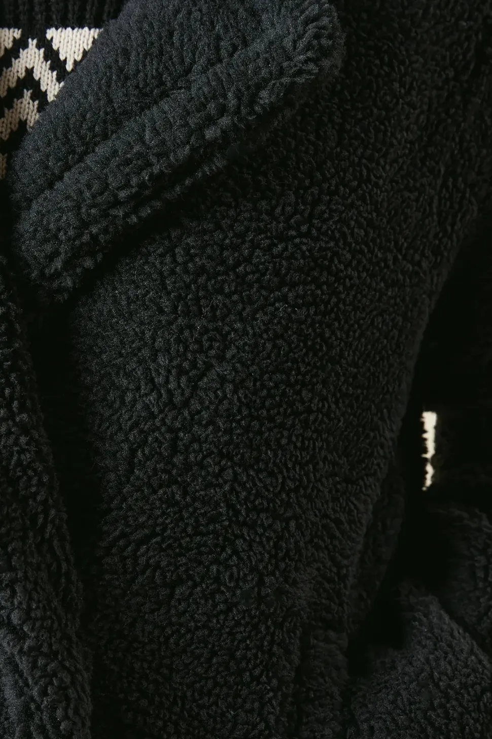 Borg Collared Midi Coat