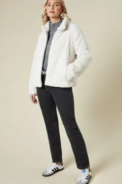 Borg Fur Bomber Jacket