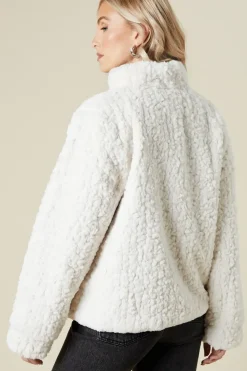 Borg Fur Bomber Jacket