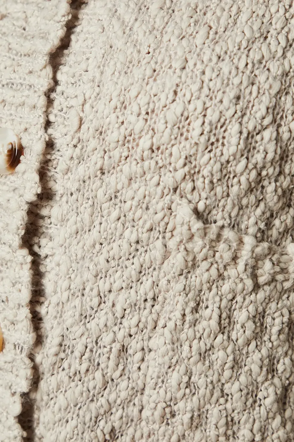 Boucle Cost Knitted Button Down Cardigan