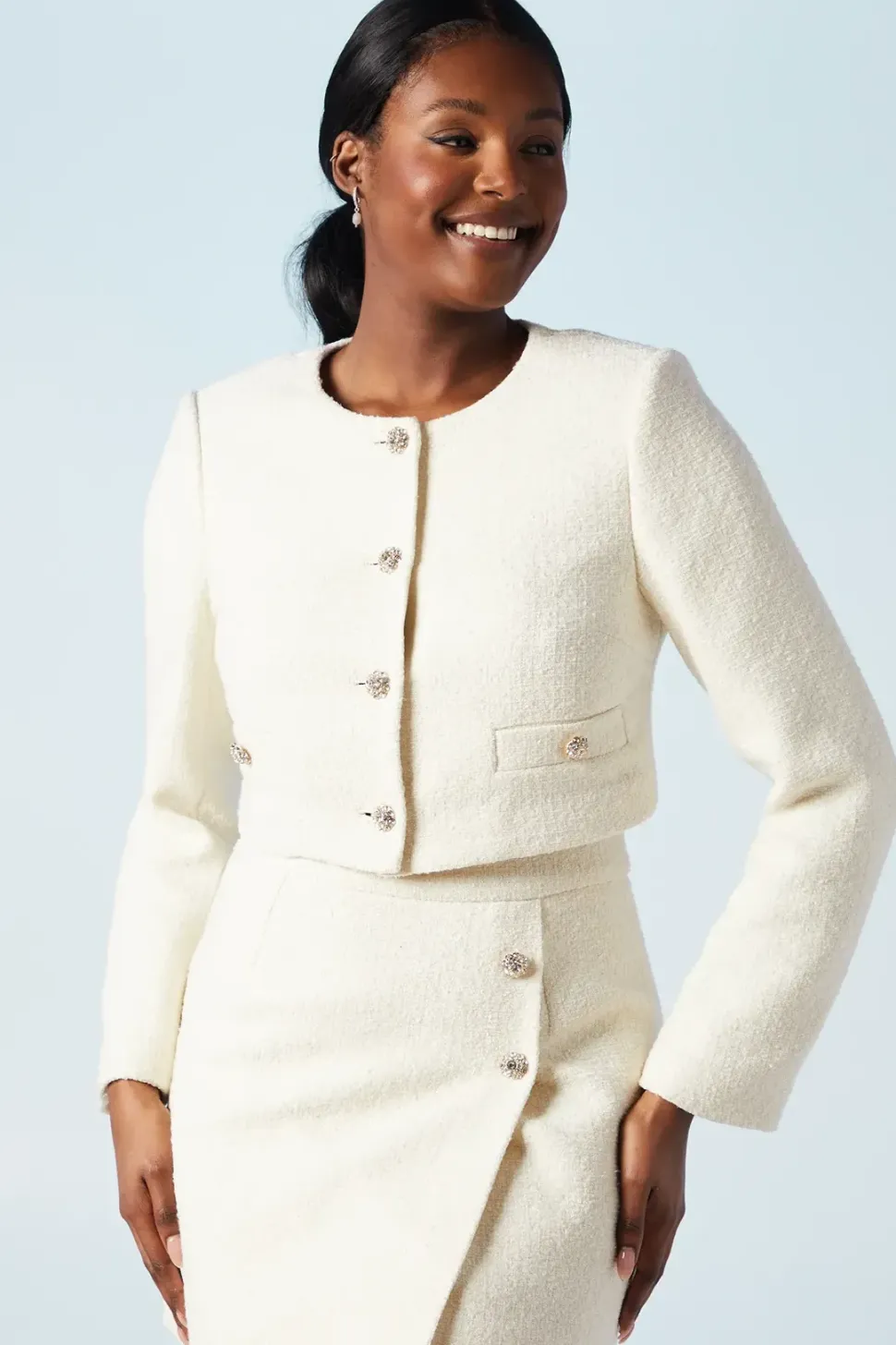 Boucle Crop Jacket