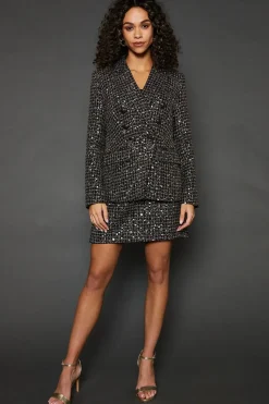 Boucle Double Breasted Blazer