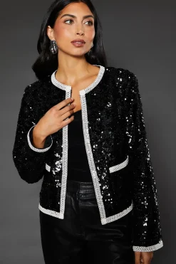 Boucle Sequin Jacket