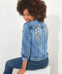Boutique Embellished Denim Jacket