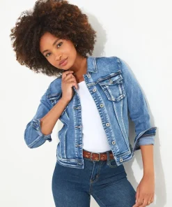Boutique Embellished Denim Jacket