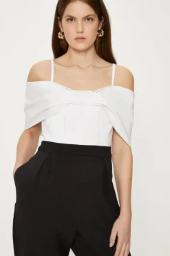 Bow Detail Bardot Jumpsuit