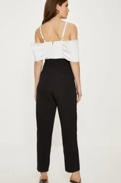 Bow Detail Bardot Jumpsuit