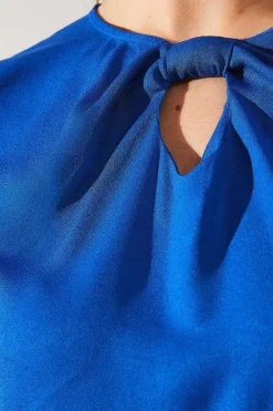 Bow Detail Woven Top
