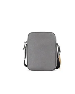 Braided Shoulder - Handbag In Grey