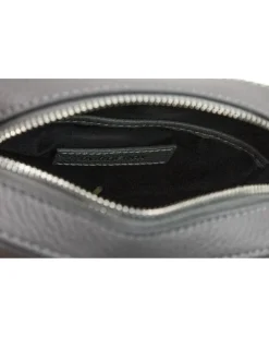 Braided Shoulder - Handbag In Grey
