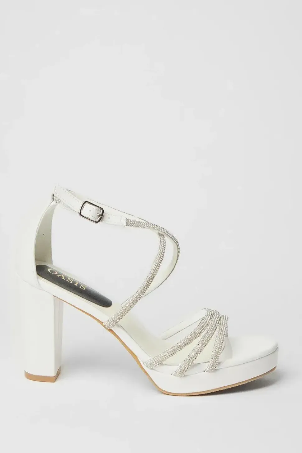 Bridal Soraya Diamante Platform High Heel Sandals