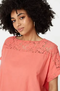 Broderie Anglaise Oversized Blouse