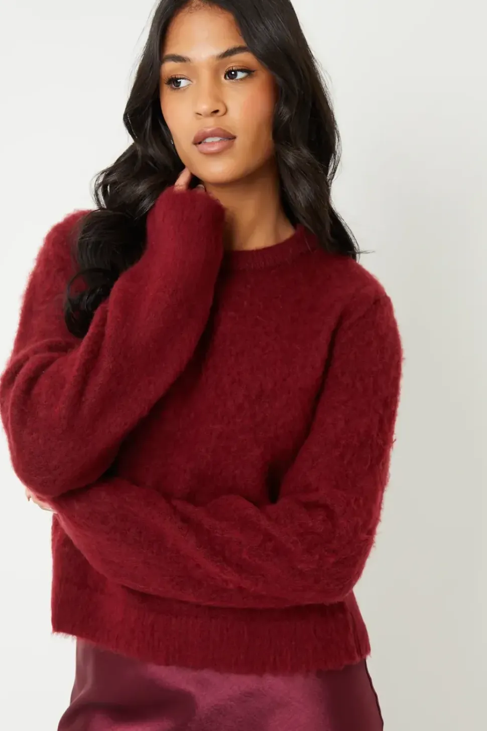 Brushed Knitted Jumper