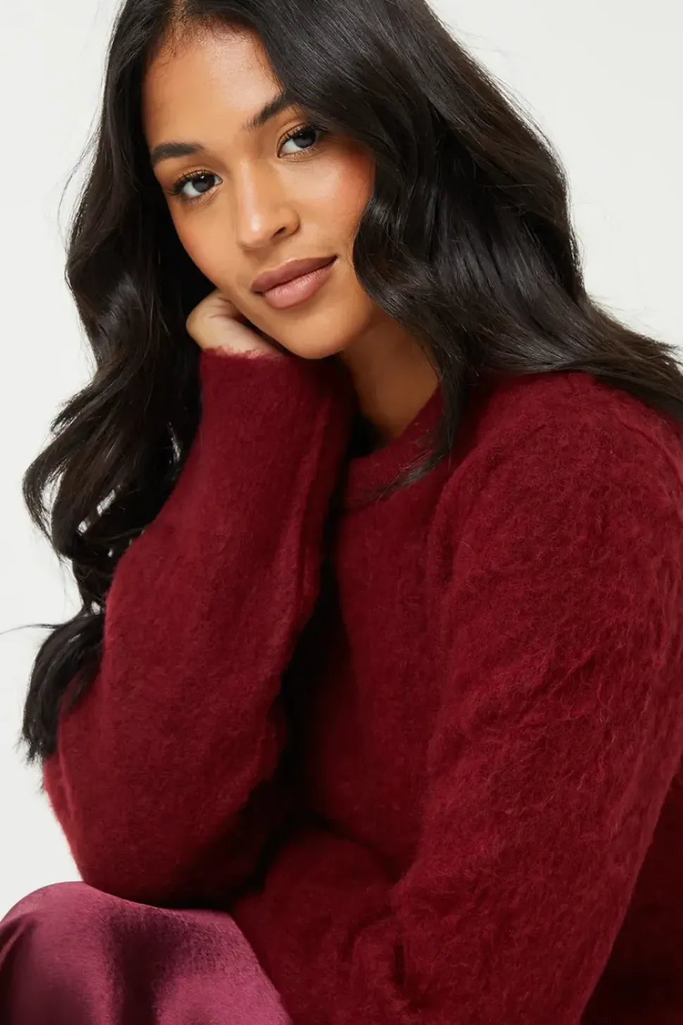 Brushed Knitted Jumper