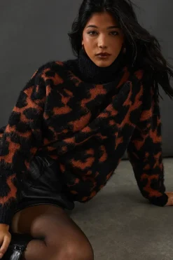 Brushed Tortoise Shell Jumper