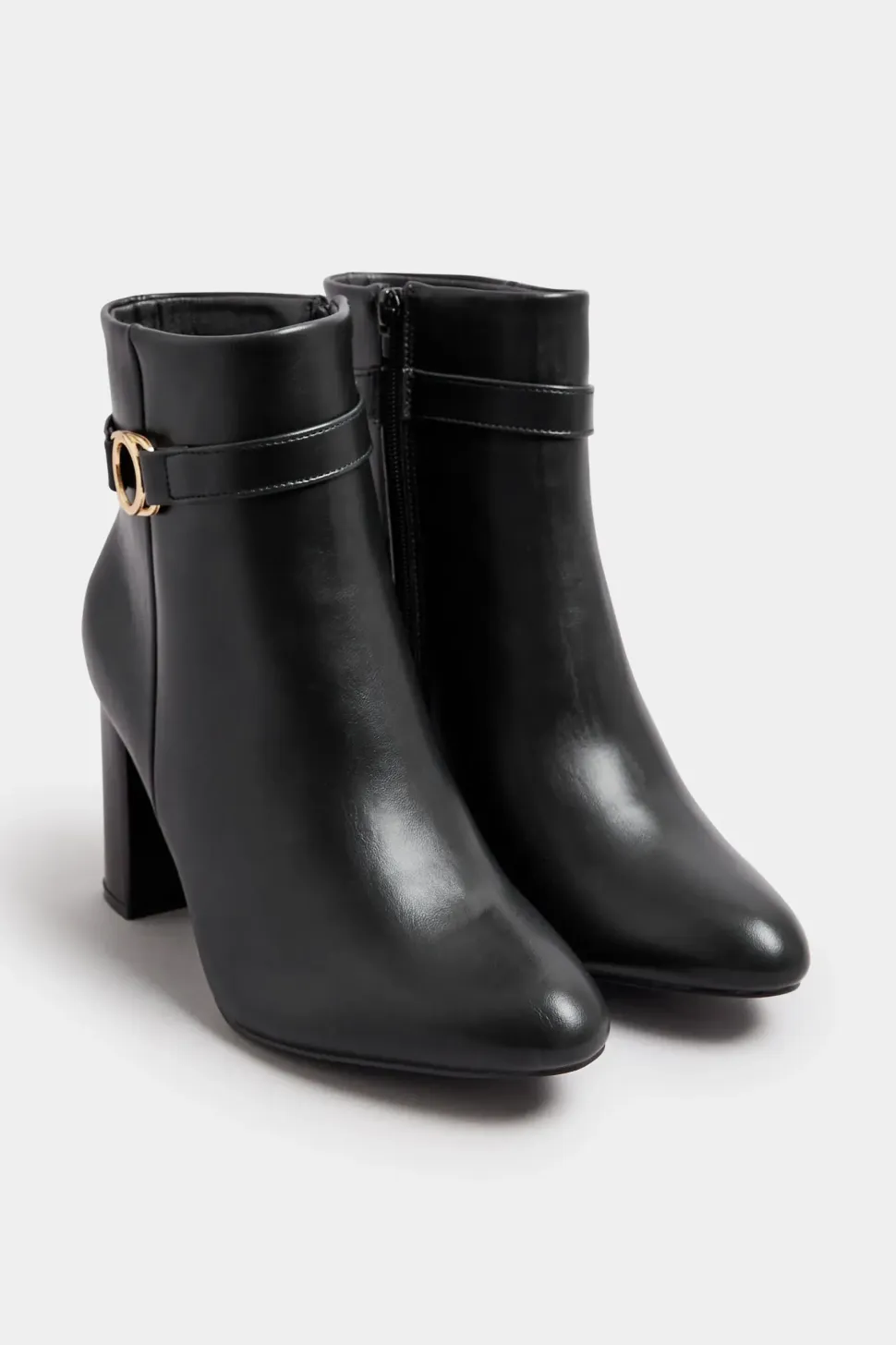 Buckle Detail Ankle Boots