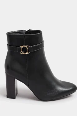 Buckle Detail Ankle Boots