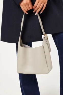 Buckle Detail Shoulder Bag