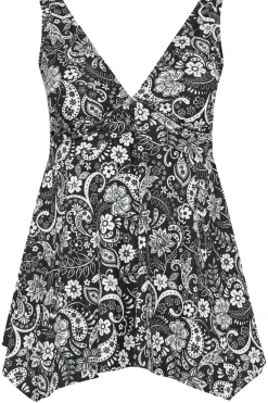 Buckle Front Tankini Top