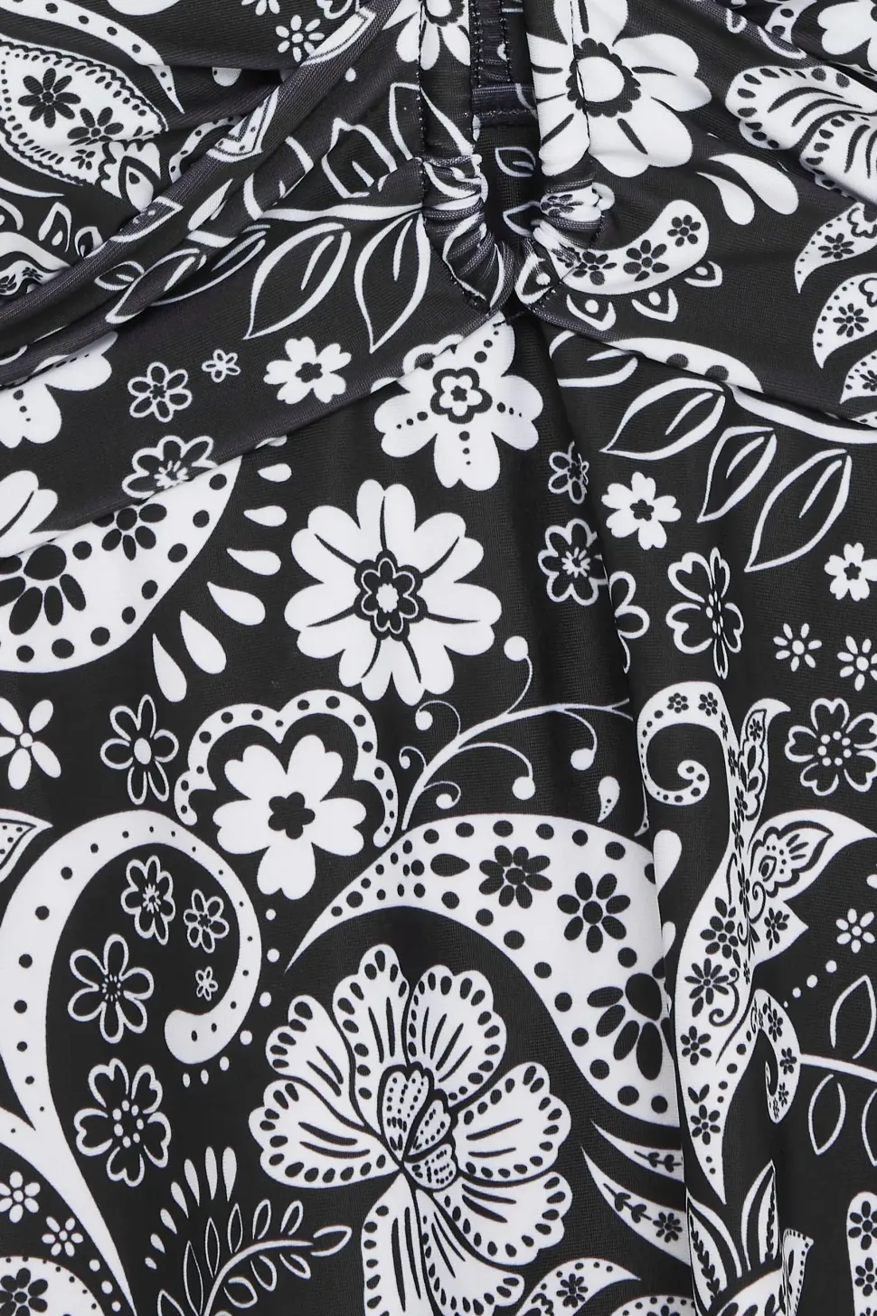 Buckle Front Tankini Top