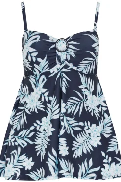 Buckle Front Tummy Control Swim Dress