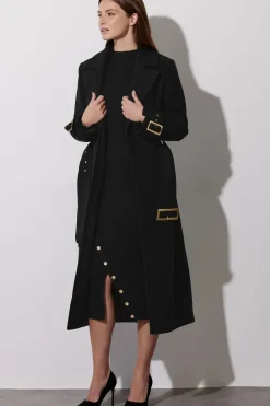 Buckle Wrap Coat