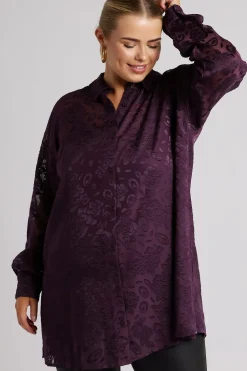 Burnout Floral Shirt
