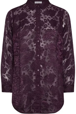 Burnout Floral Shirt