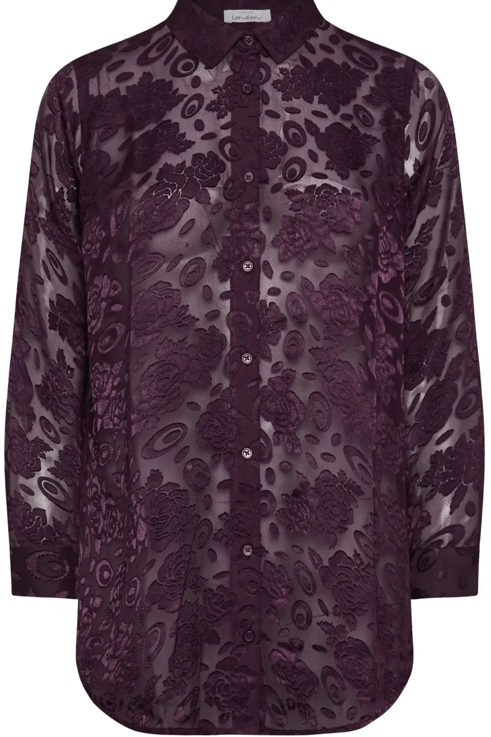 Burnout Floral Shirt