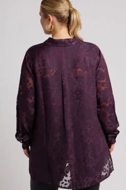 Burnout Floral Shirt