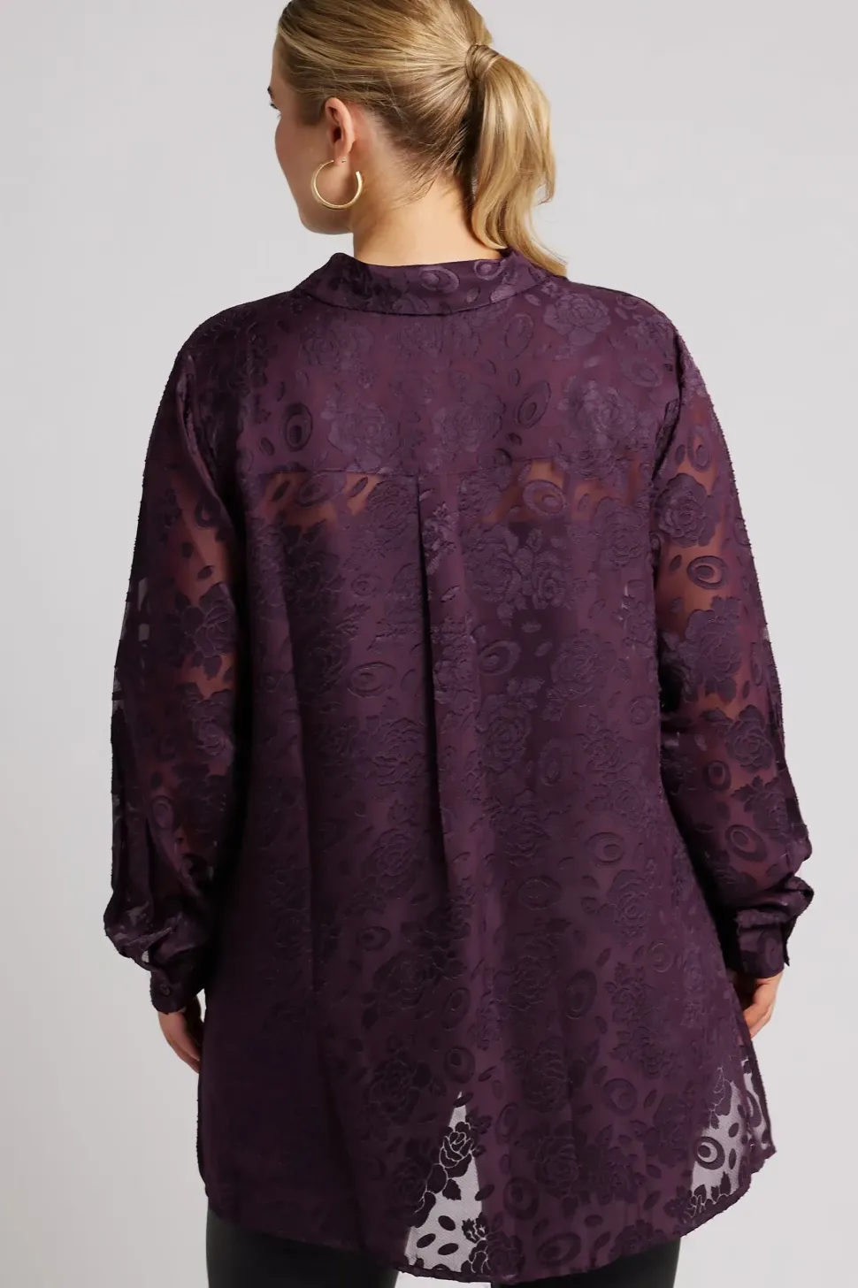 Burnout Floral Shirt