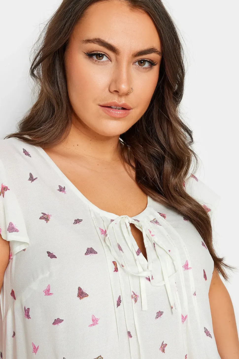 Butterfly Print Blouse