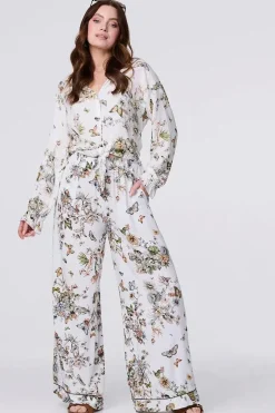 Butterfly Print Long Sleeve Shirt