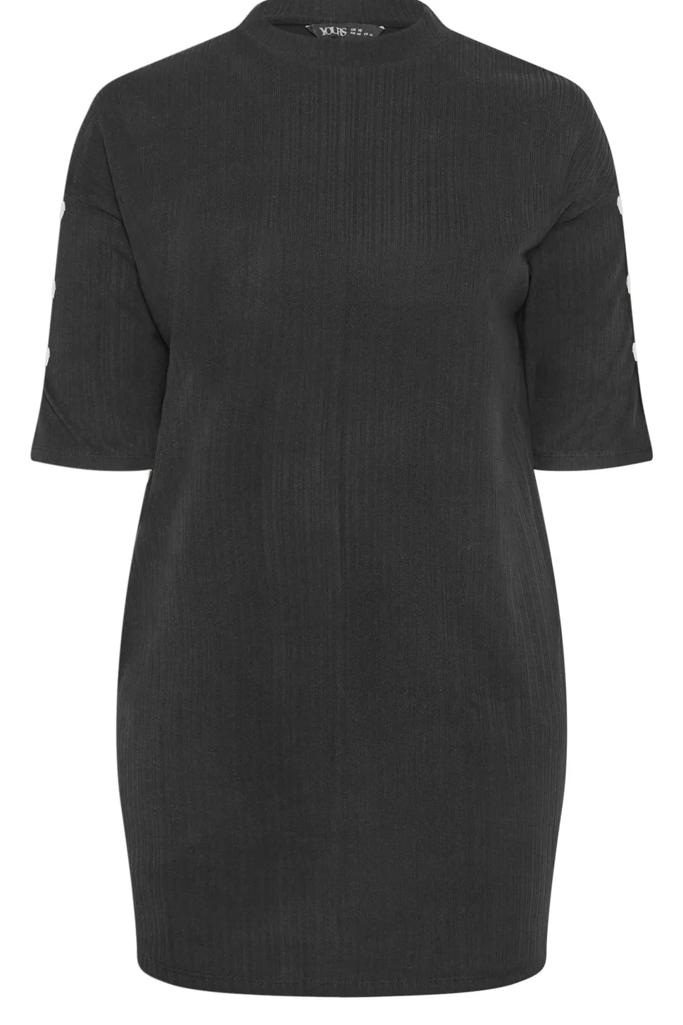 Button Detail Mini Dress