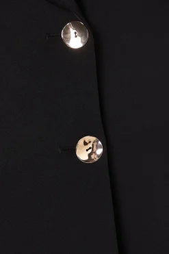 Button Detail Single Breasted Blazer
