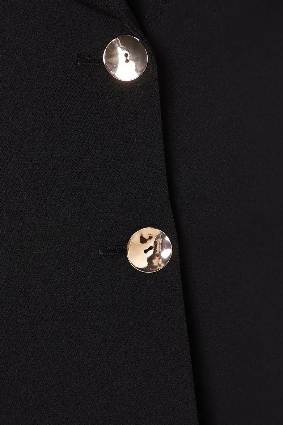 Button Detail Single Breasted Blazer