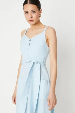 Button Down Midi Dress