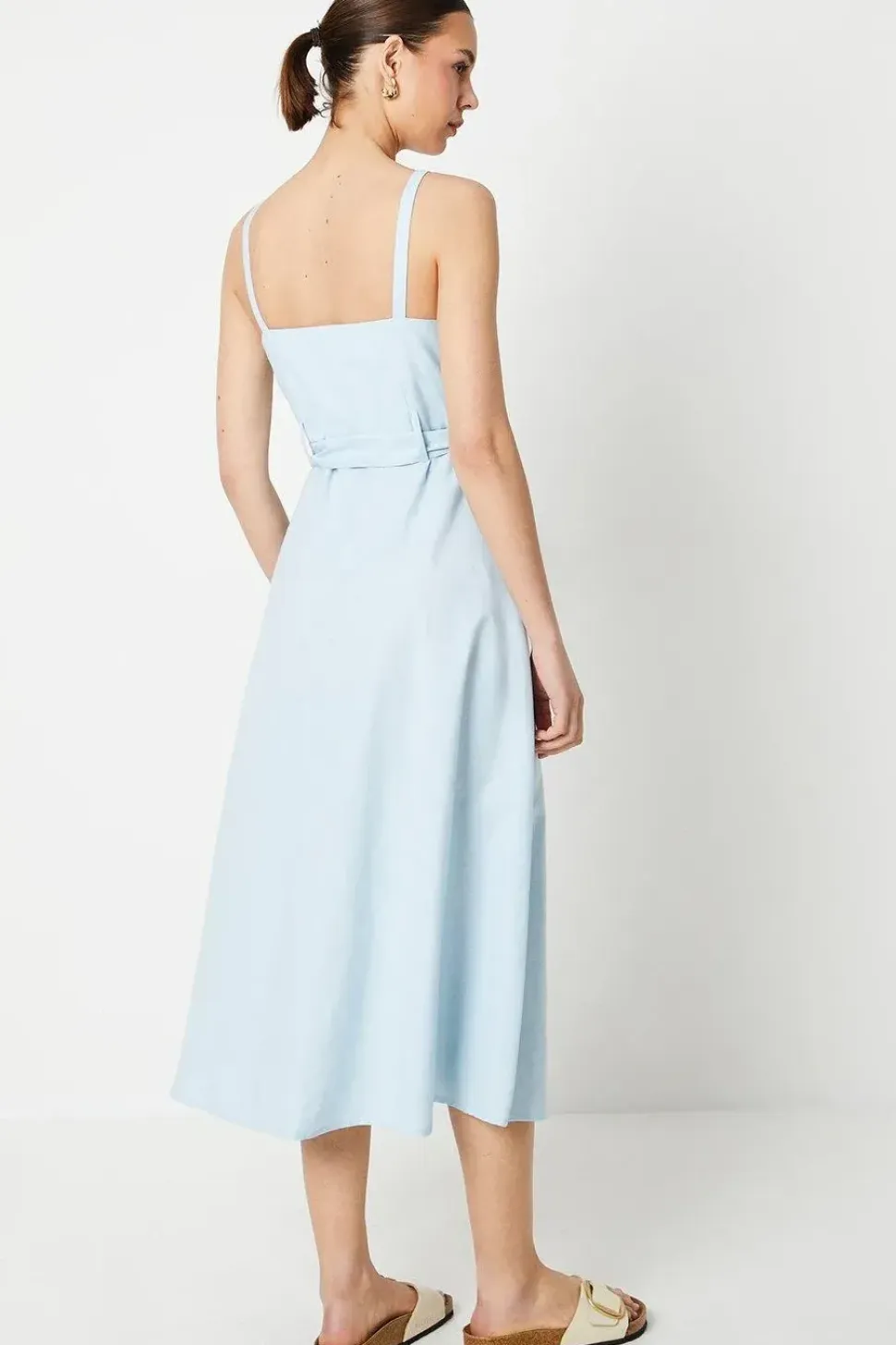Button Down Midi Dress
