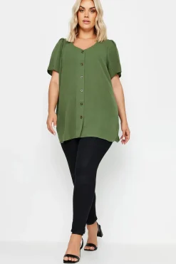 Button Front Blouse