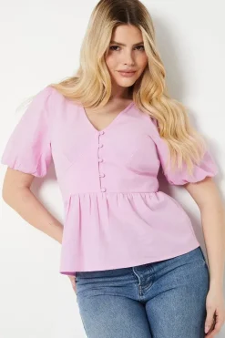 Button Front Blouse