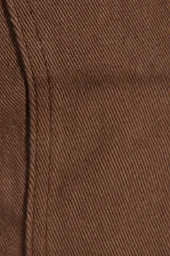 Button Front Cropped Waistcoat