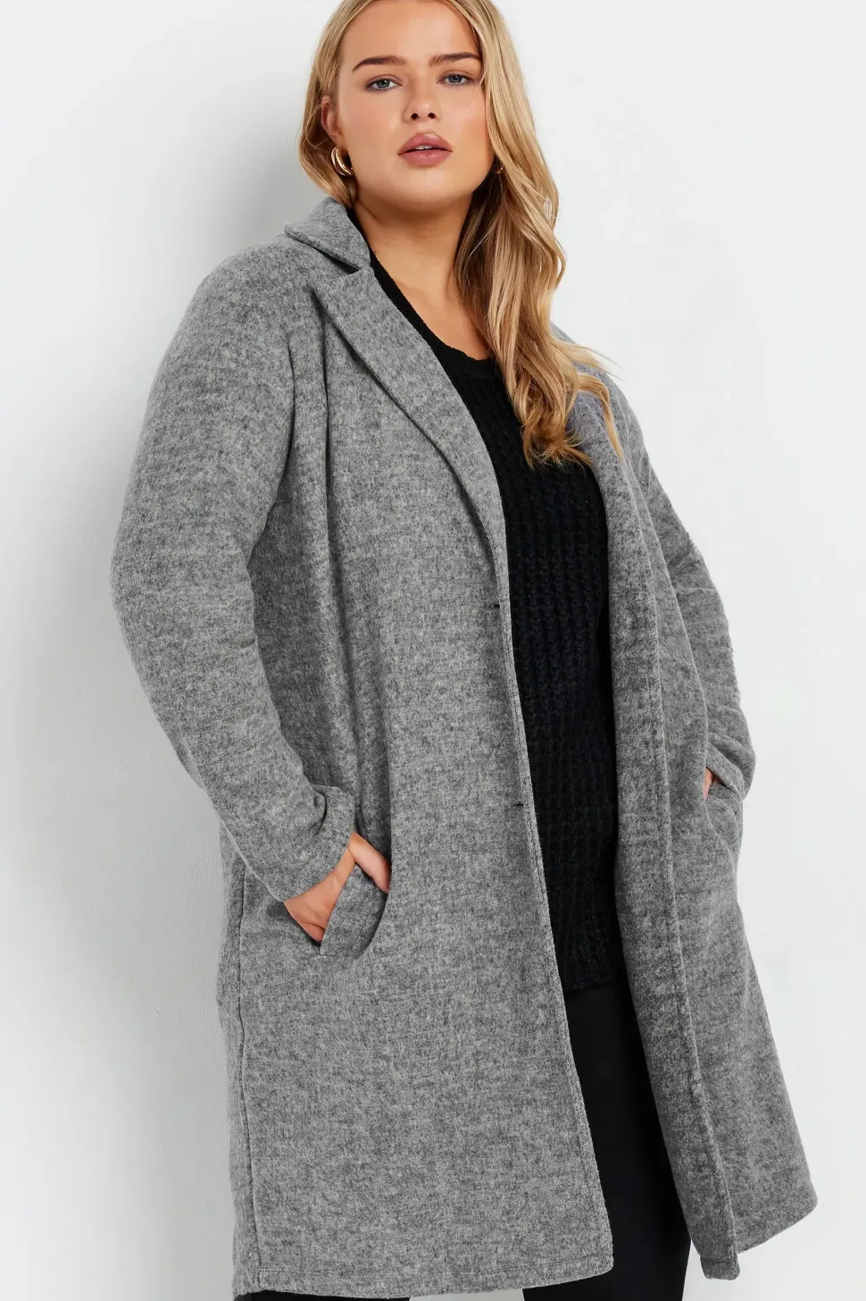 Button Front Midi Jacket
