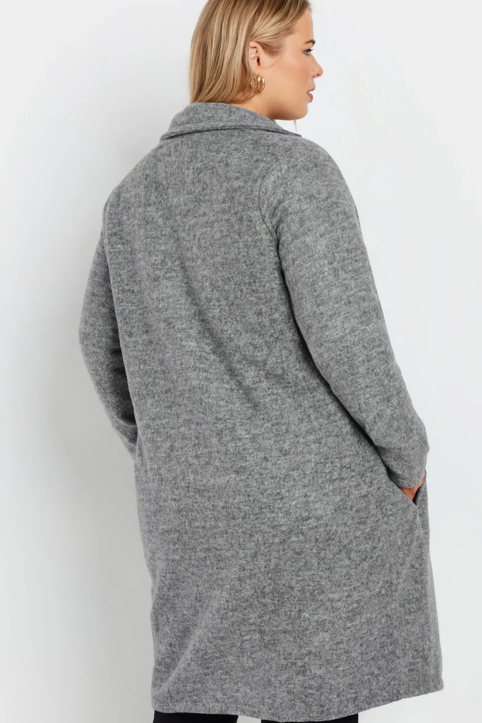 Button Front Midi Jacket