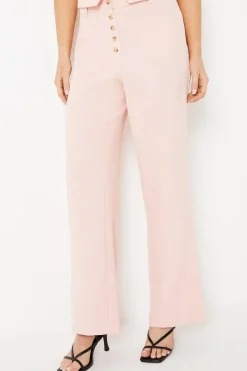 Button Front Patch Pocket Trouser