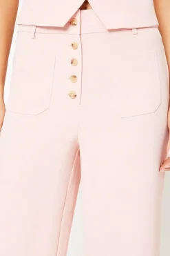 Button Front Patch Pocket Trouser