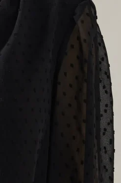 Button Through Dobby Blouse