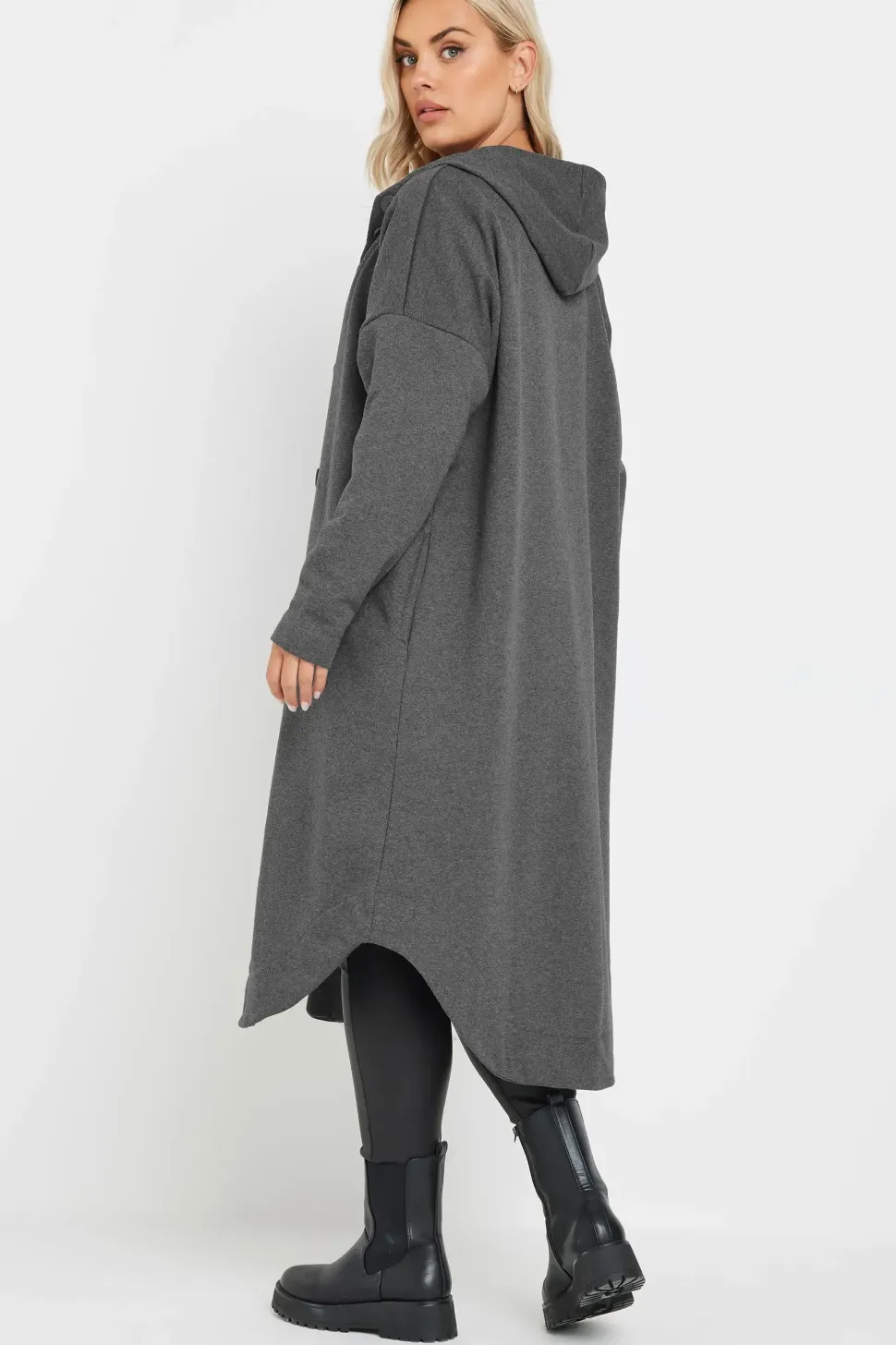 Button Through Hooded Jacket